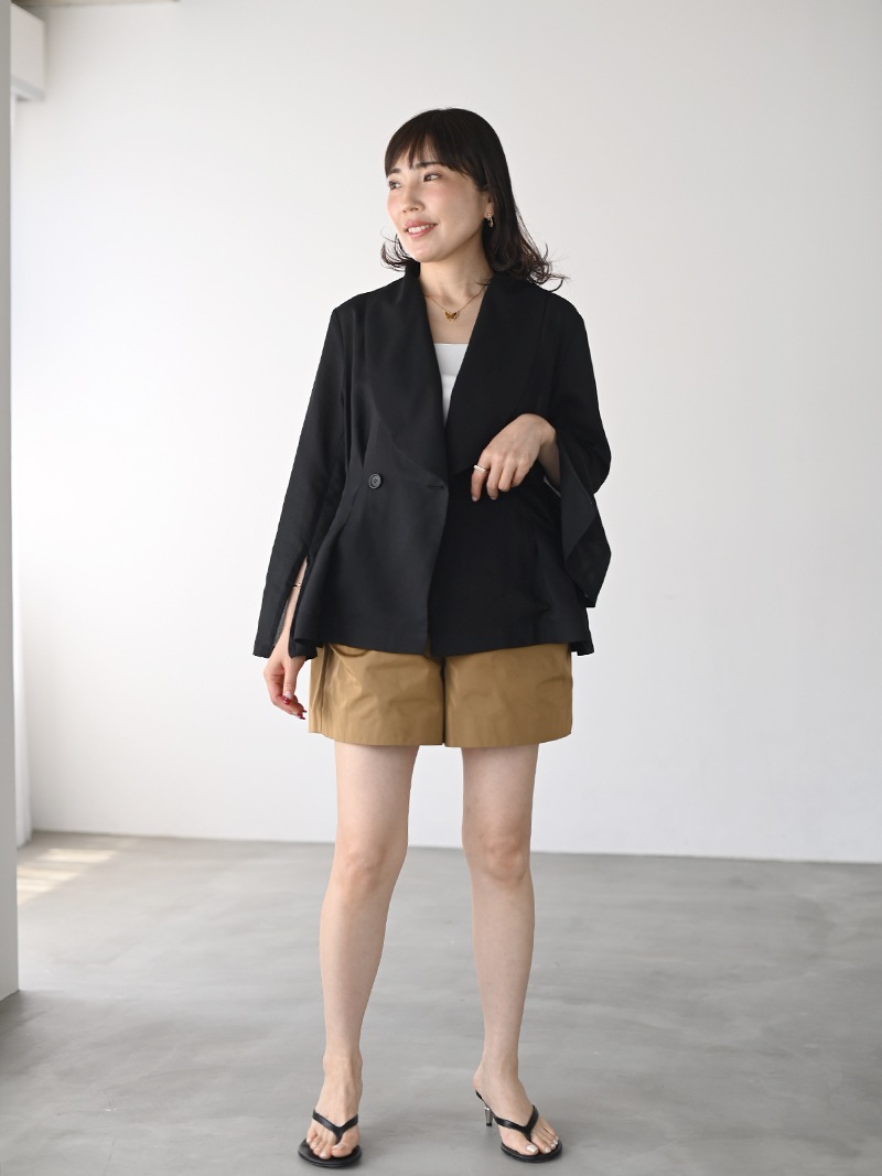 スリットスリーブシアージャケット | Outer | | TREFLE＋1（トレフル
