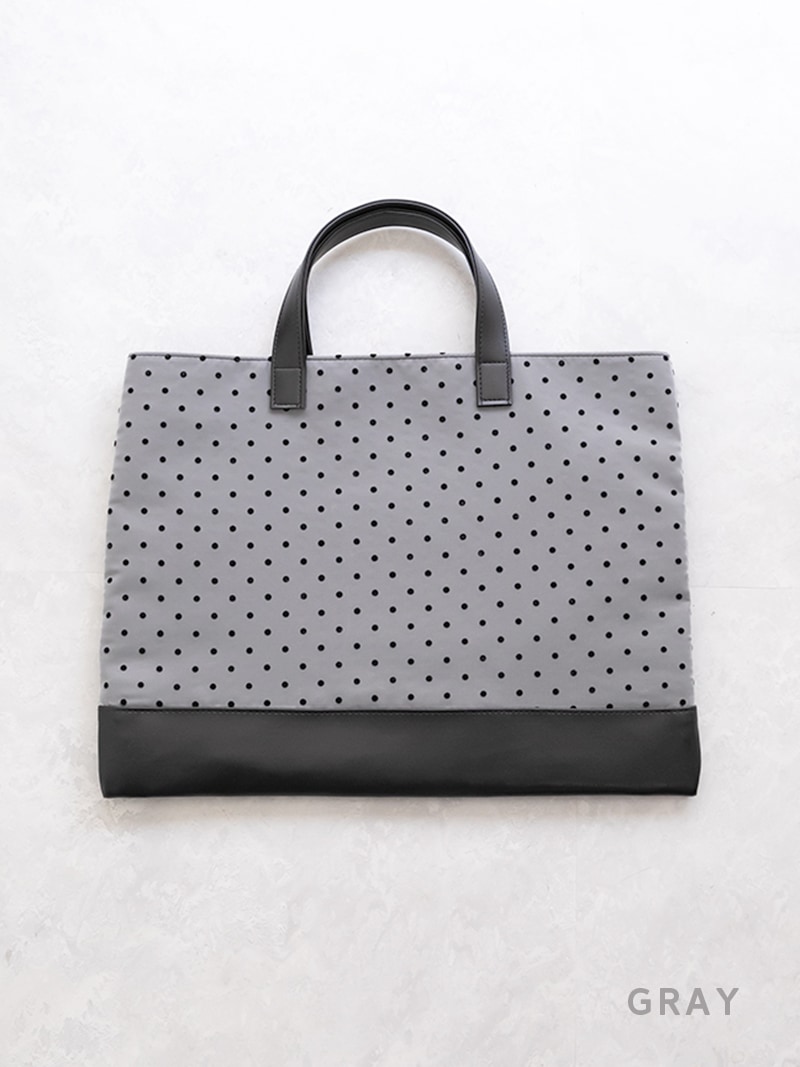 TRÈFLE +1 ドットバッグ ネイビー トレフルプラスワン TREFLE＋1