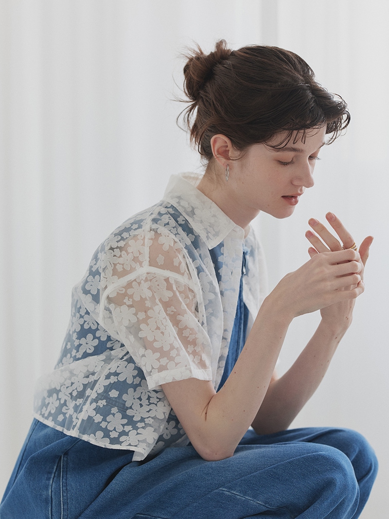 フラワーシアーシャツ | Tops,ブラウス | | TREFLE＋1（トレフルプラス