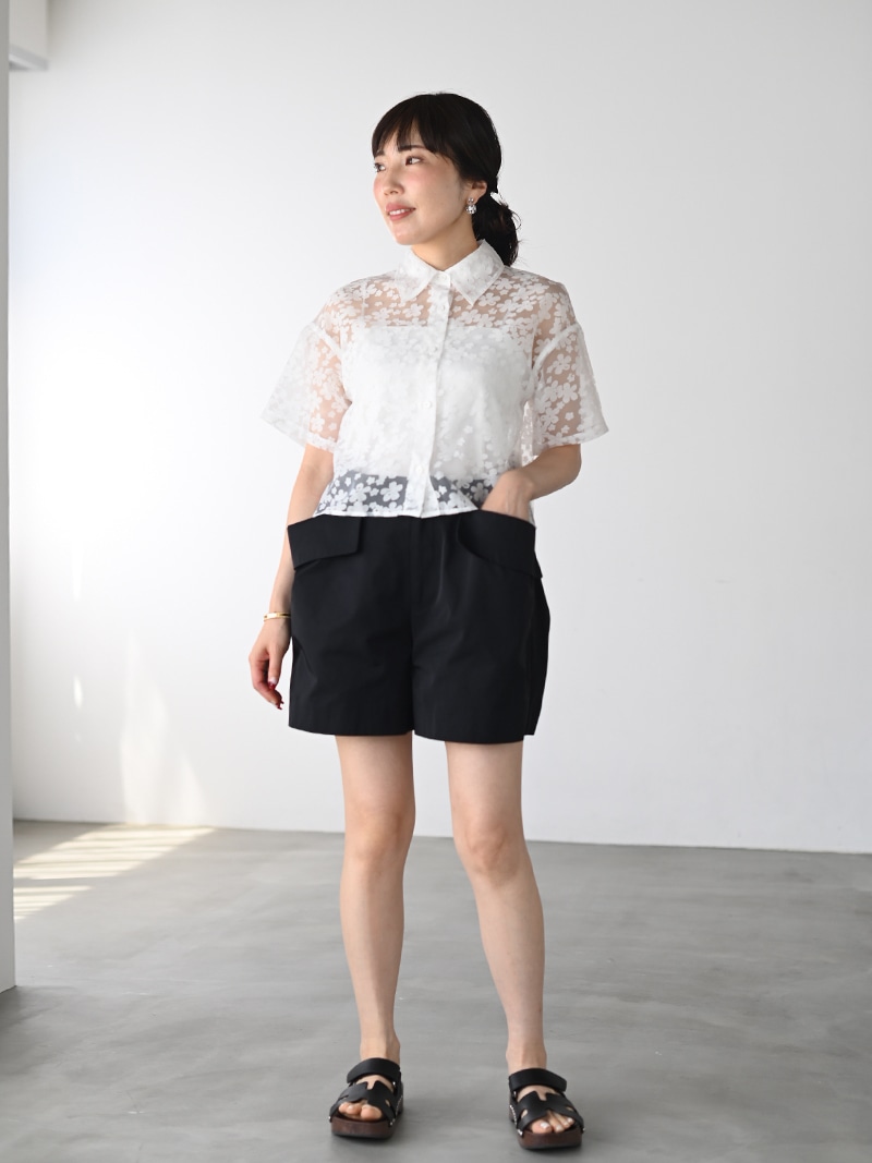 フラワーシアーシャツ | Tops,ブラウス | | TREFLE＋1（トレフルプラス