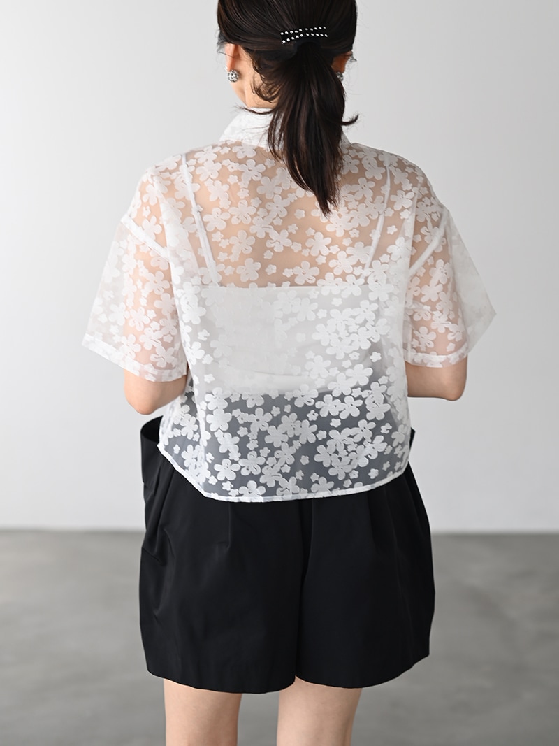フラワーシアーシャツ | Tops,ブラウス | | TREFLE＋1（トレフルプラス