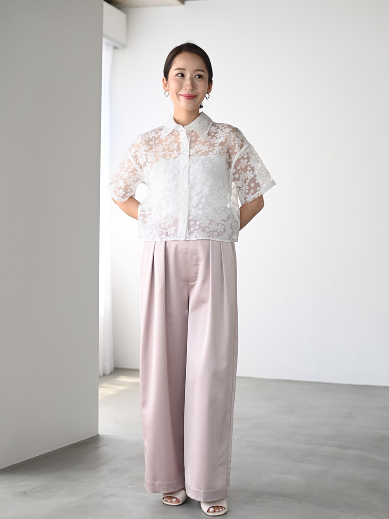 フラワーシアーシャツ | Tops,ブラウス | | TREFLE＋1（トレフルプラス