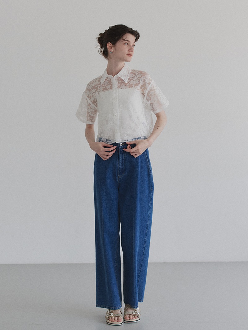 フラワーシアーシャツ | Tops,ブラウス | | TREFLE＋1（トレフルプラス