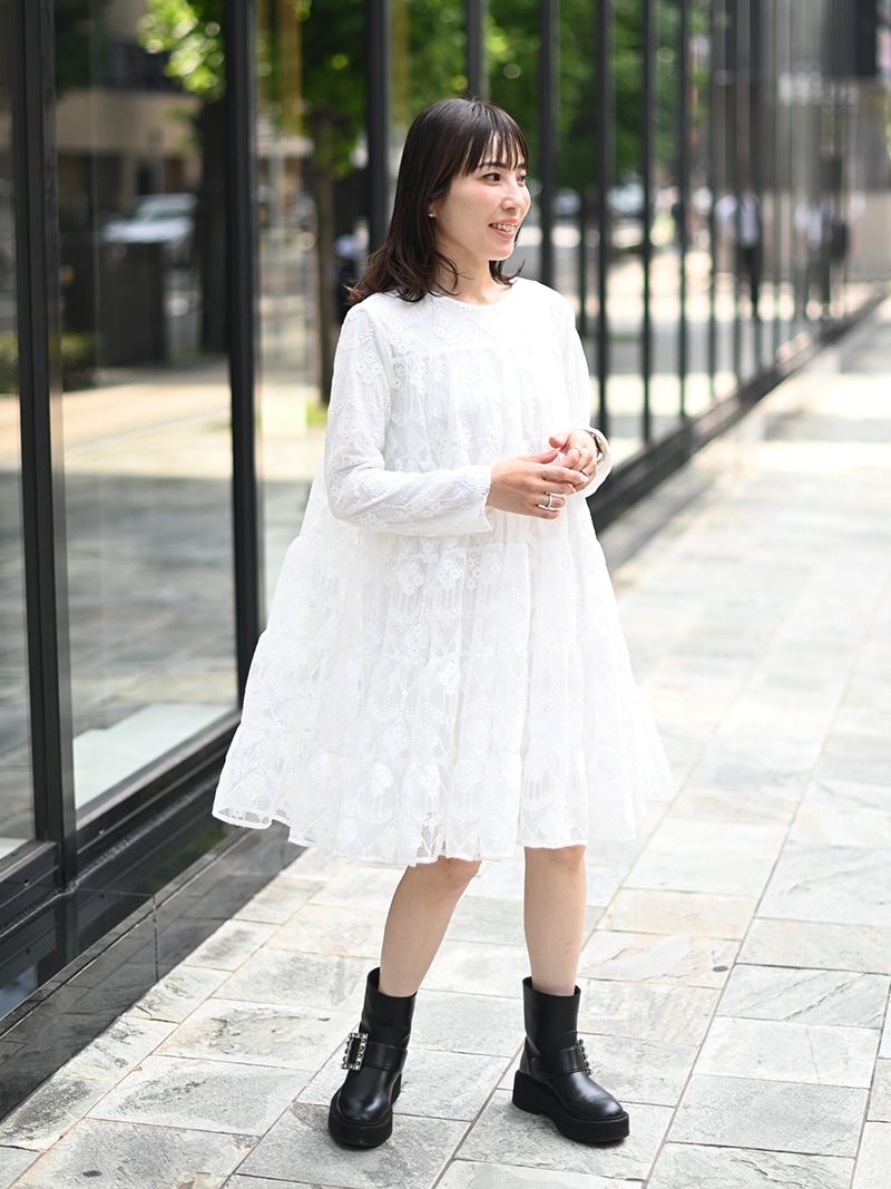 レースフェアリーワンピース～short | Onepiece,長袖 | | TREFLE＋1