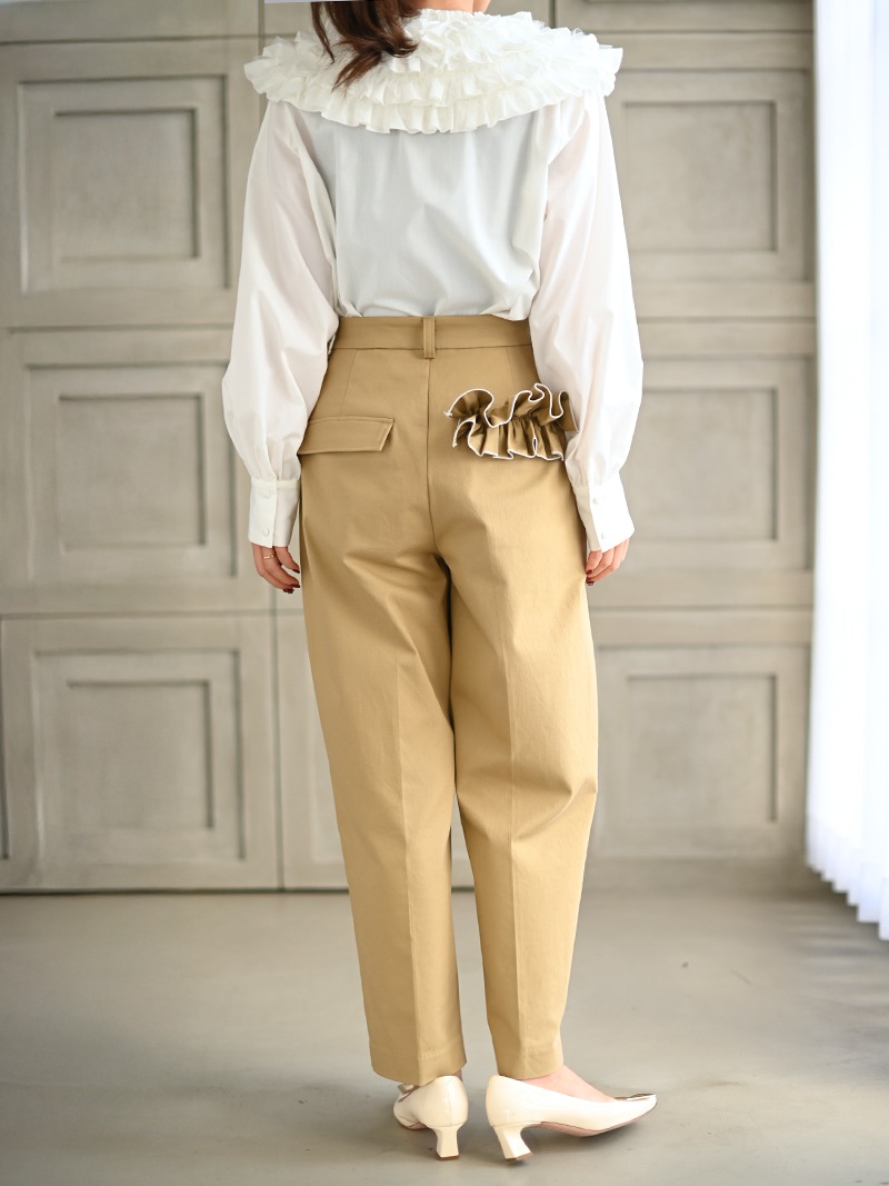 ポケットフリルパンツ(CHINO) | Bottoms,パンツ | | TREFLE＋1