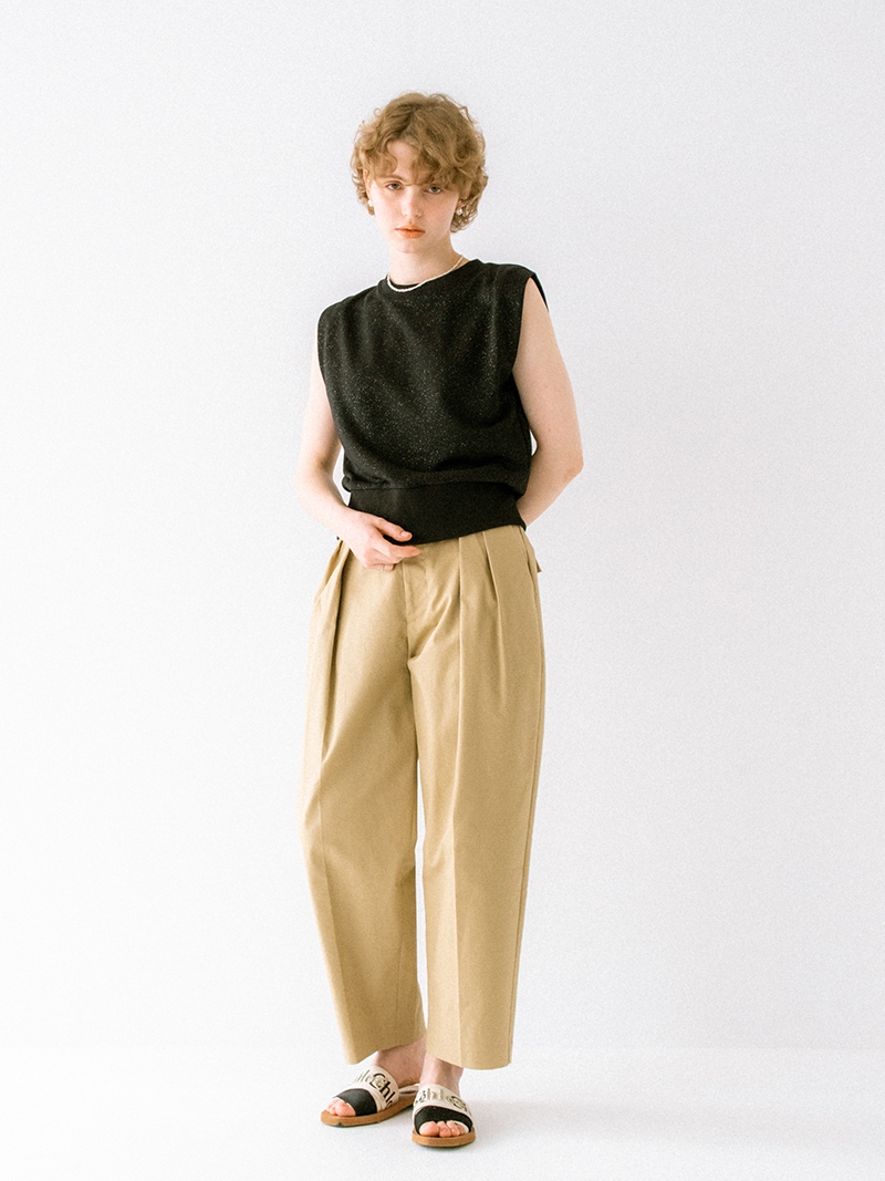 trefle+1 トレフルプラスワン　ポケットフリルパンツ　チノ　新品タグ付き ポケットフリルパンツ(CHINO) | Bottoms,パンツ | | TREFLE＋1
