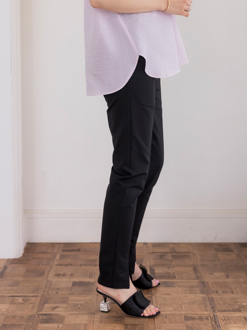 日本製スリットパンツ（BLACK） | Bottoms,スリットパンツ