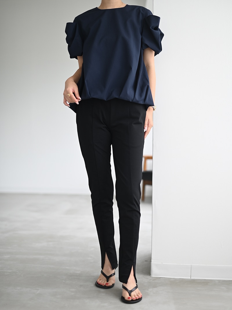 日本製スリットパンツ（BLACK） | Bottoms,スリットパンツ