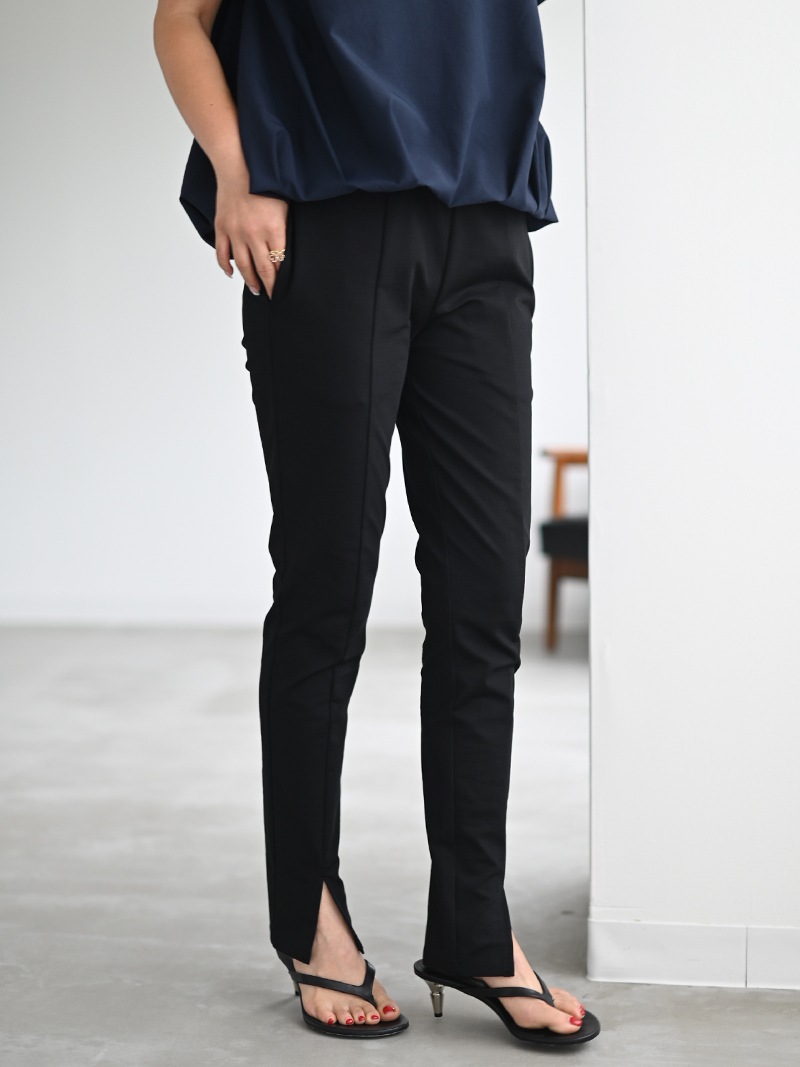 日本製スリットパンツ（BLACK） | Bottoms,スリットパンツ