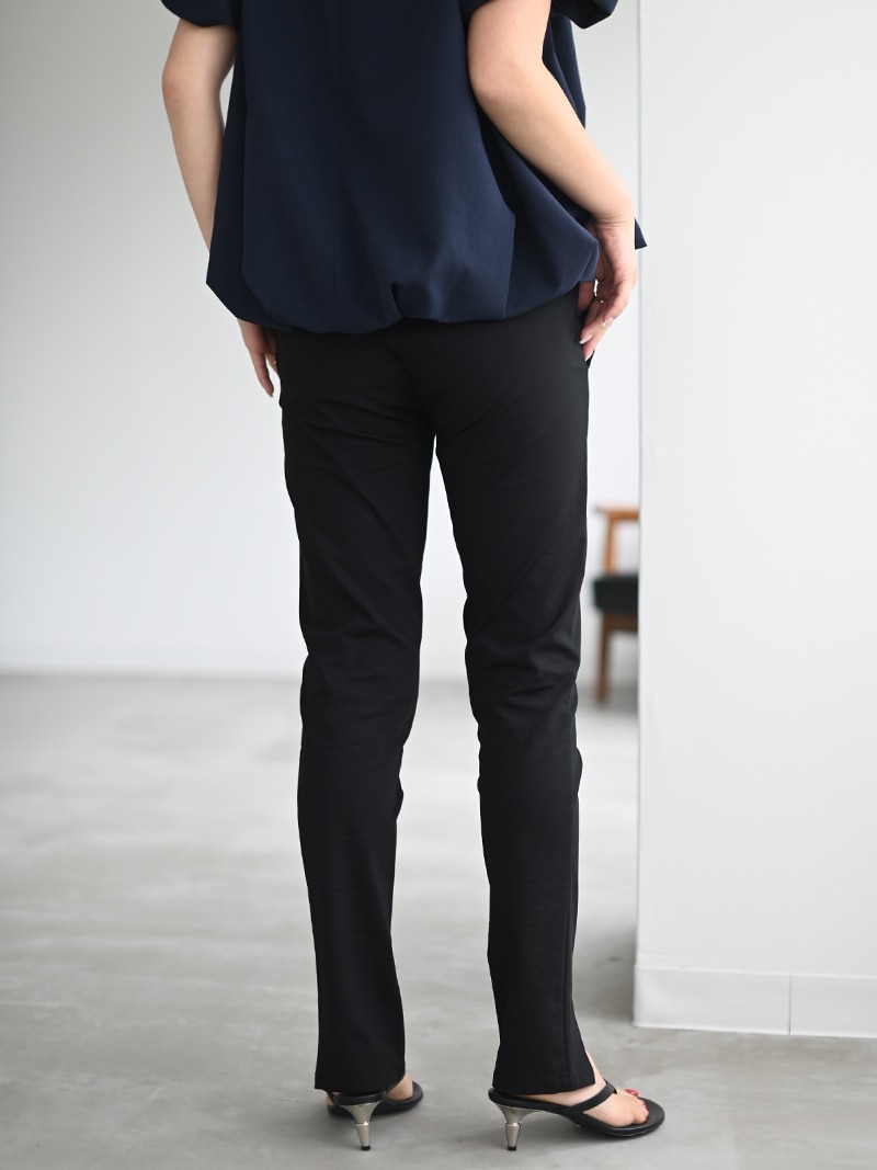 日本製スリットパンツ（BLACK） | Bottoms,スリットパンツ