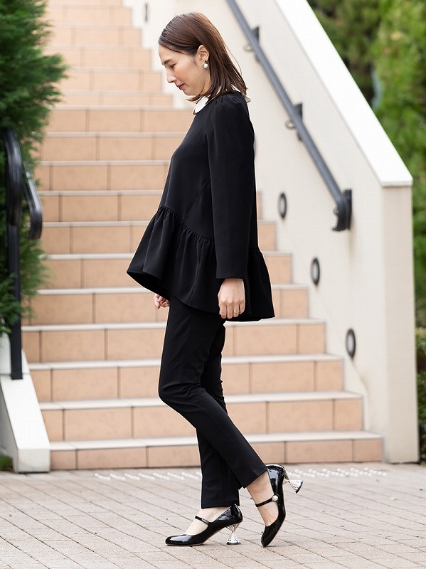 日本製スリットパンツ（BLACK） | Bottoms,スリットパンツ