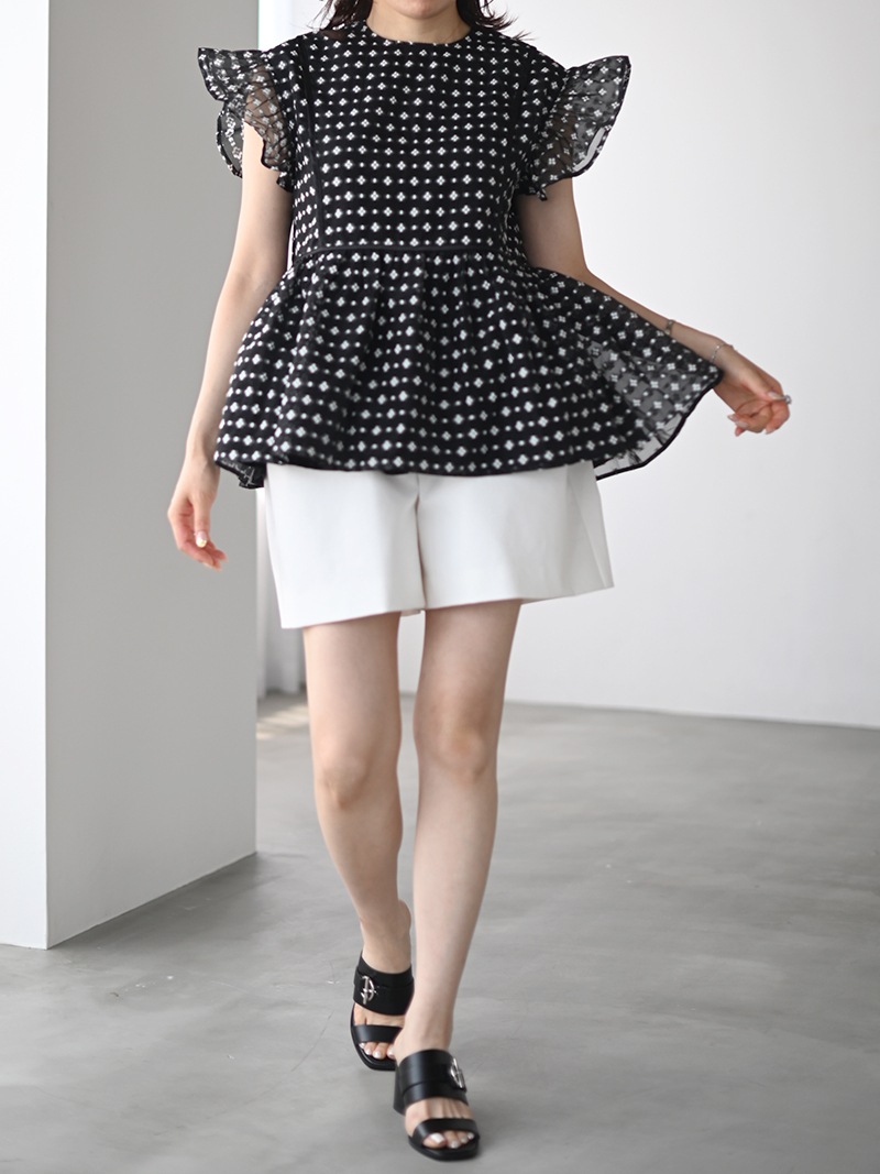シアーバタフライトップス | Tops,トップス | | TREFLE＋1（トレフル