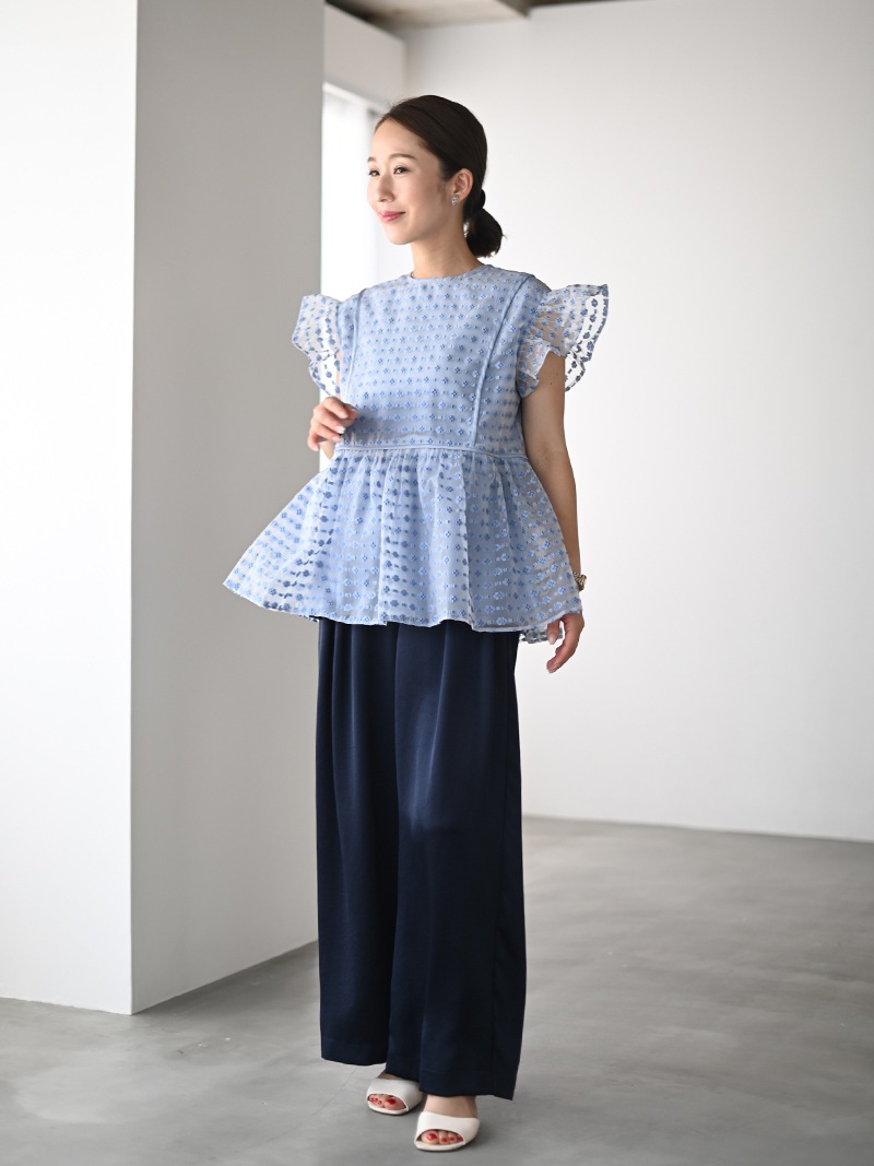 シアーバタフライトップス | Tops,トップス | | TREFLE＋1（トレフル