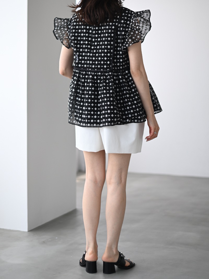 シアーバタフライトップス | Tops,トップス | | TREFLE＋1（トレフル
