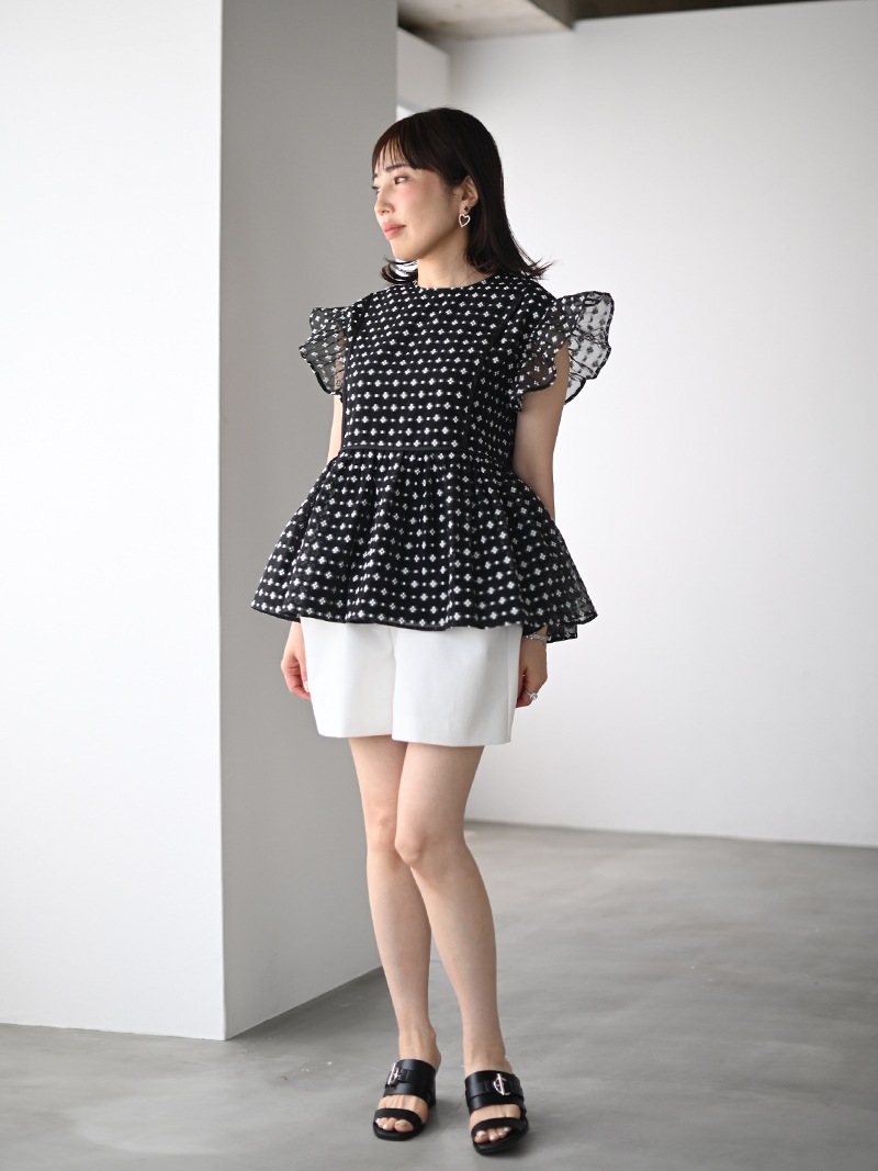 シアーバタフライトップス | Tops,トップス | | TREFLE＋1（トレフル
