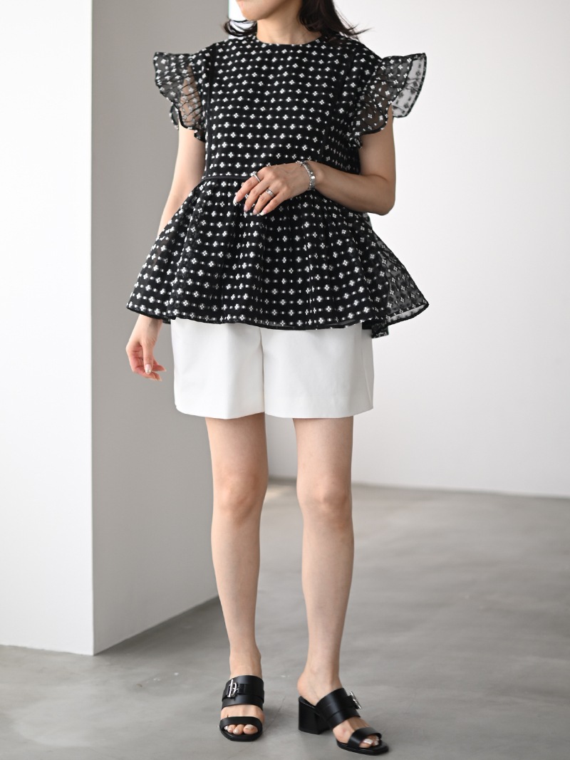 シアーバタフライトップス | Tops,トップス | | TREFLE＋1（トレフル