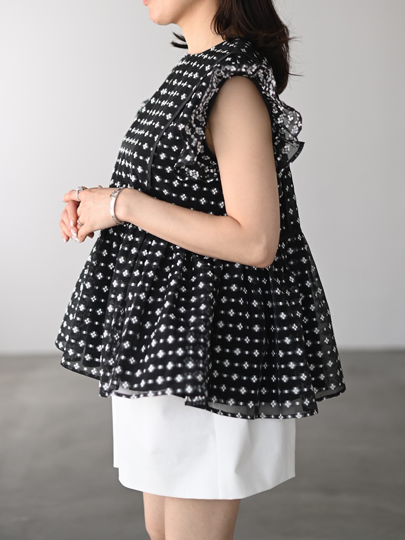 シアーバタフライトップス | Tops,トップス | | TREFLE＋1（トレフル