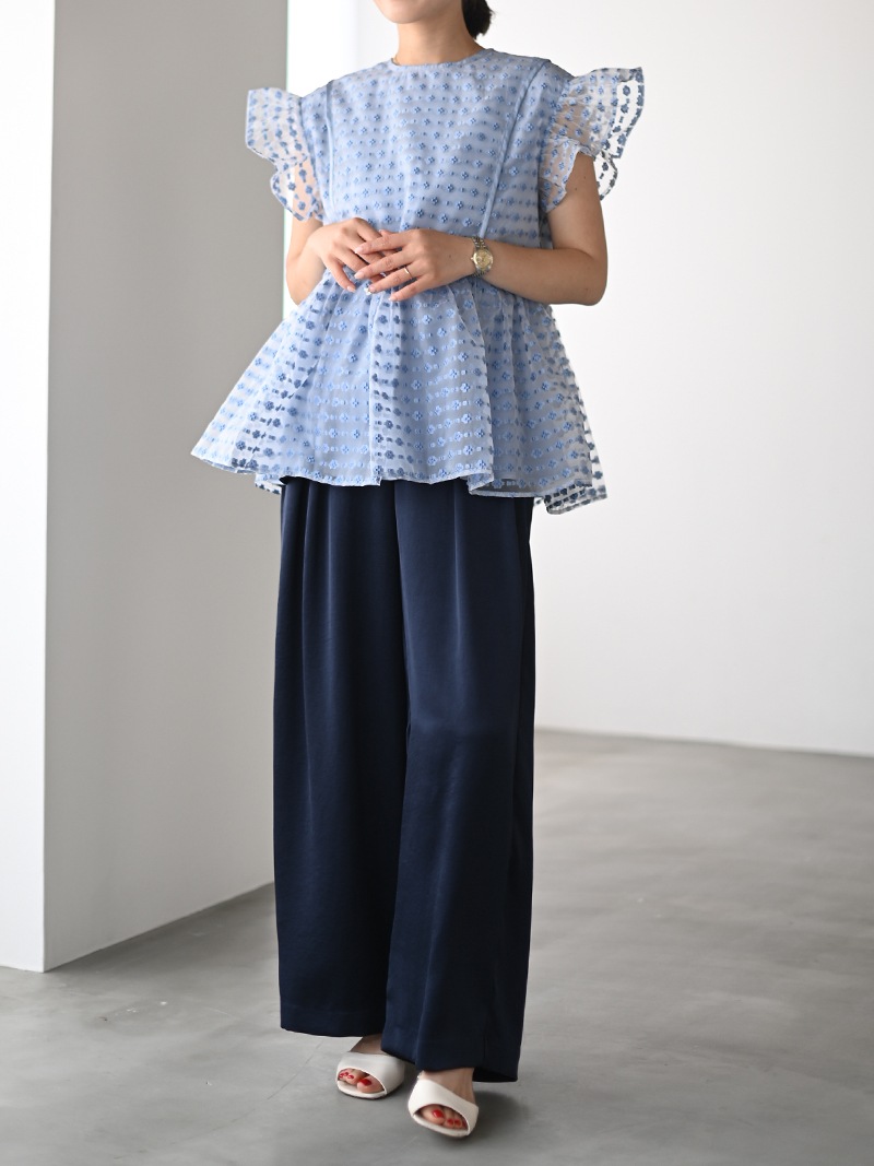 シアーバタフライトップス | Tops,トップス | | TREFLE＋1（トレフル