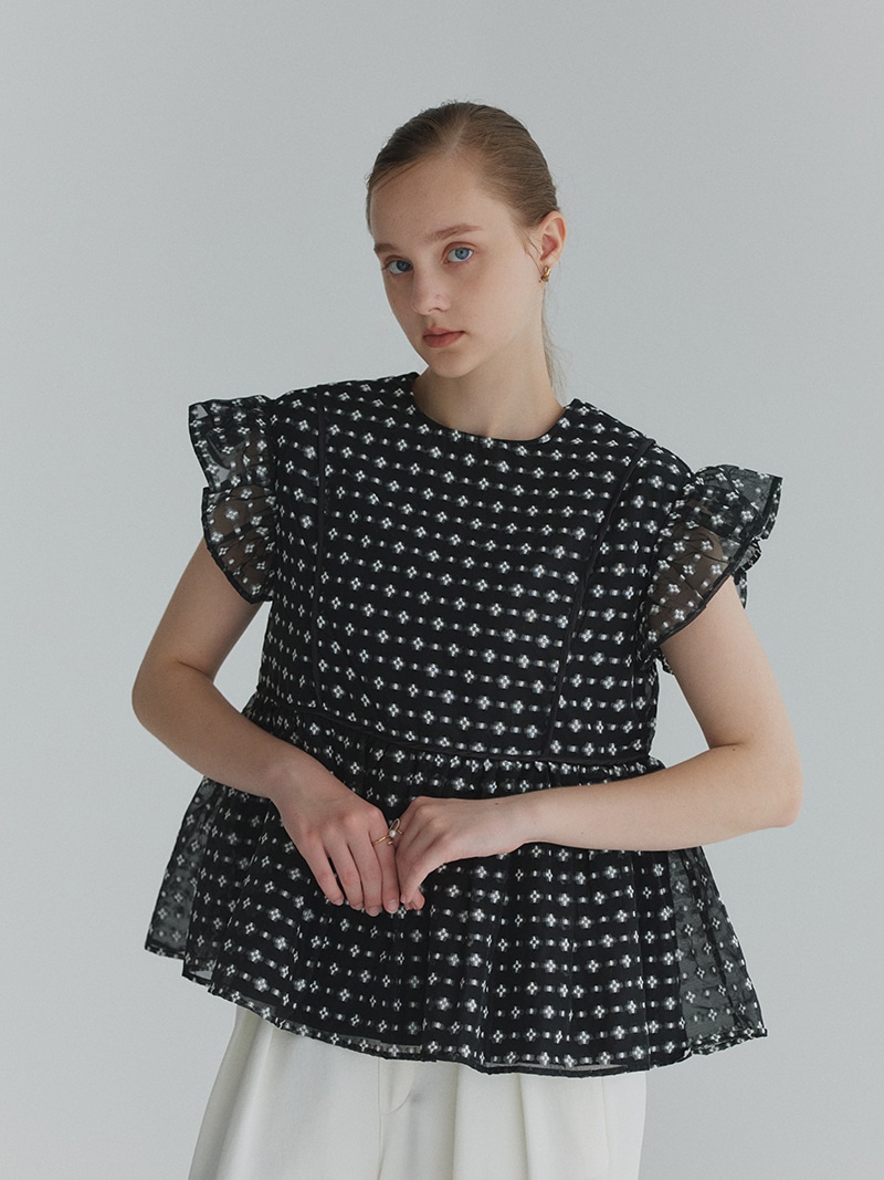 シアーバタフライトップス | Tops,トップス | | TREFLE＋1（トレフル