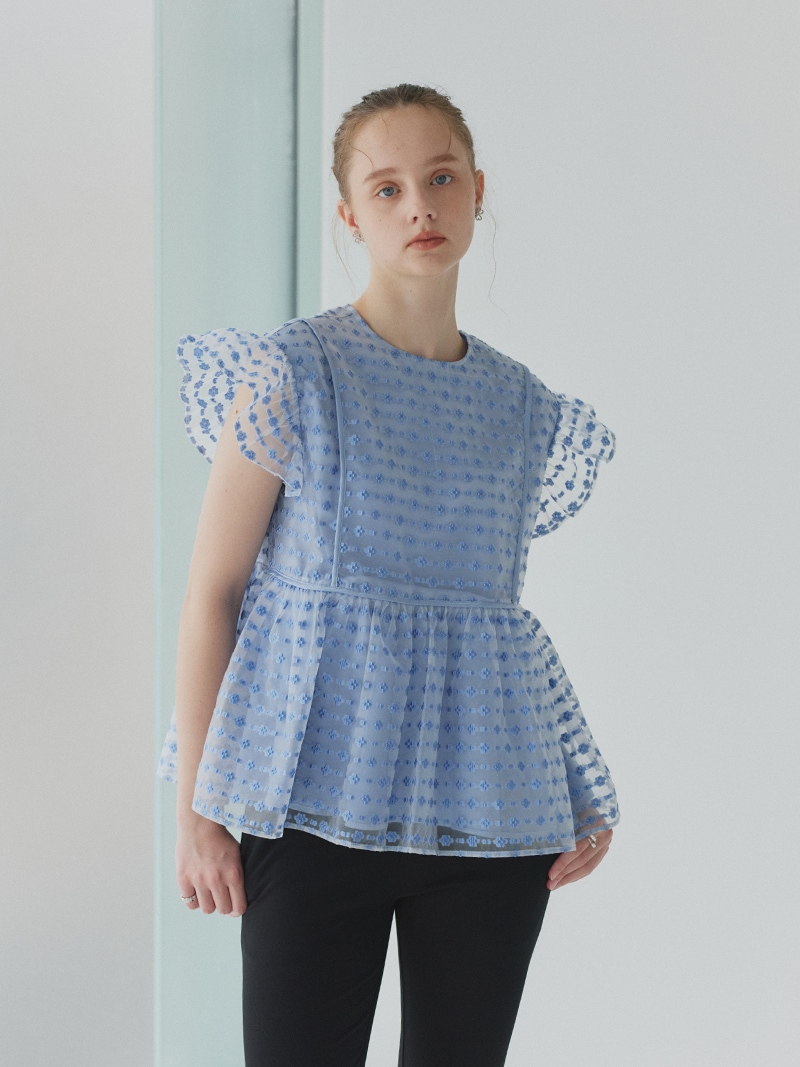シアーバタフライトップス | Tops,トップス | | TREFLE＋1（トレフル