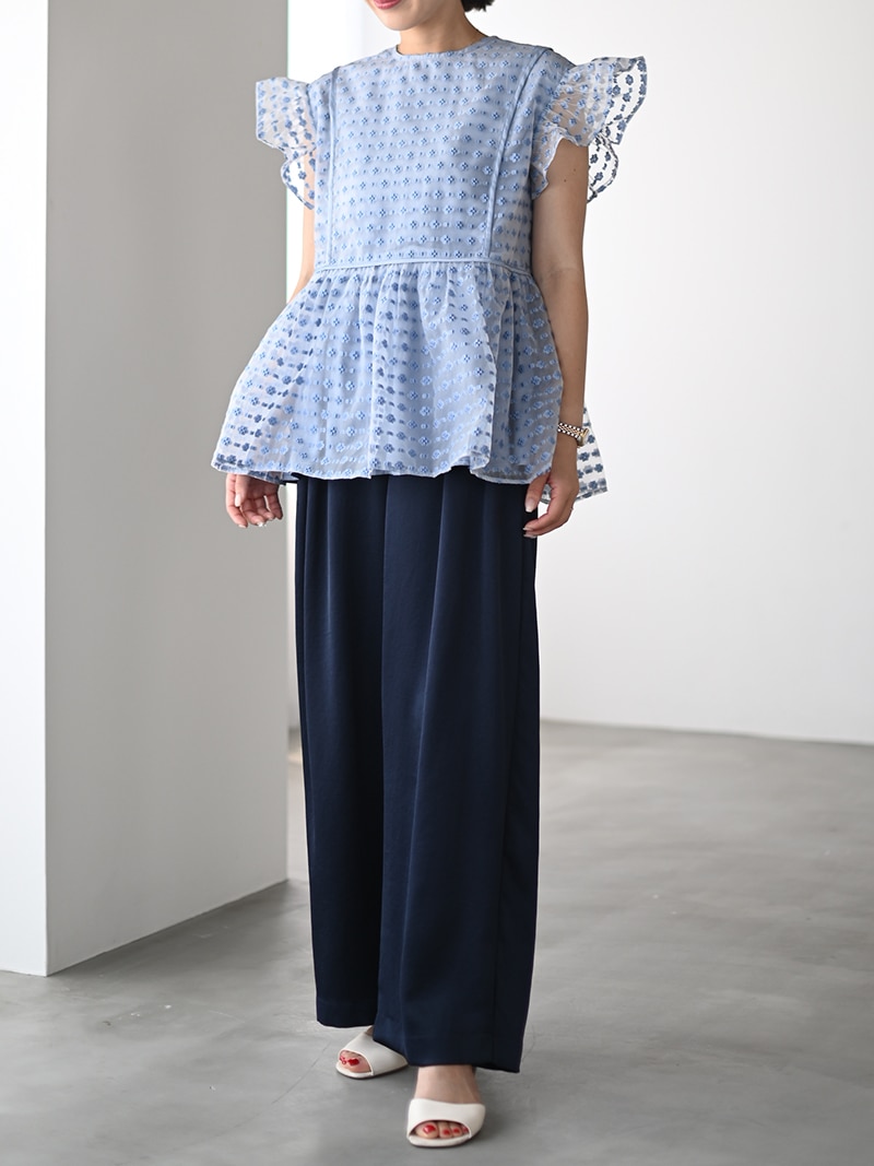 シアーバタフライトップス | Tops,トップス | | TREFLE＋1（トレフル