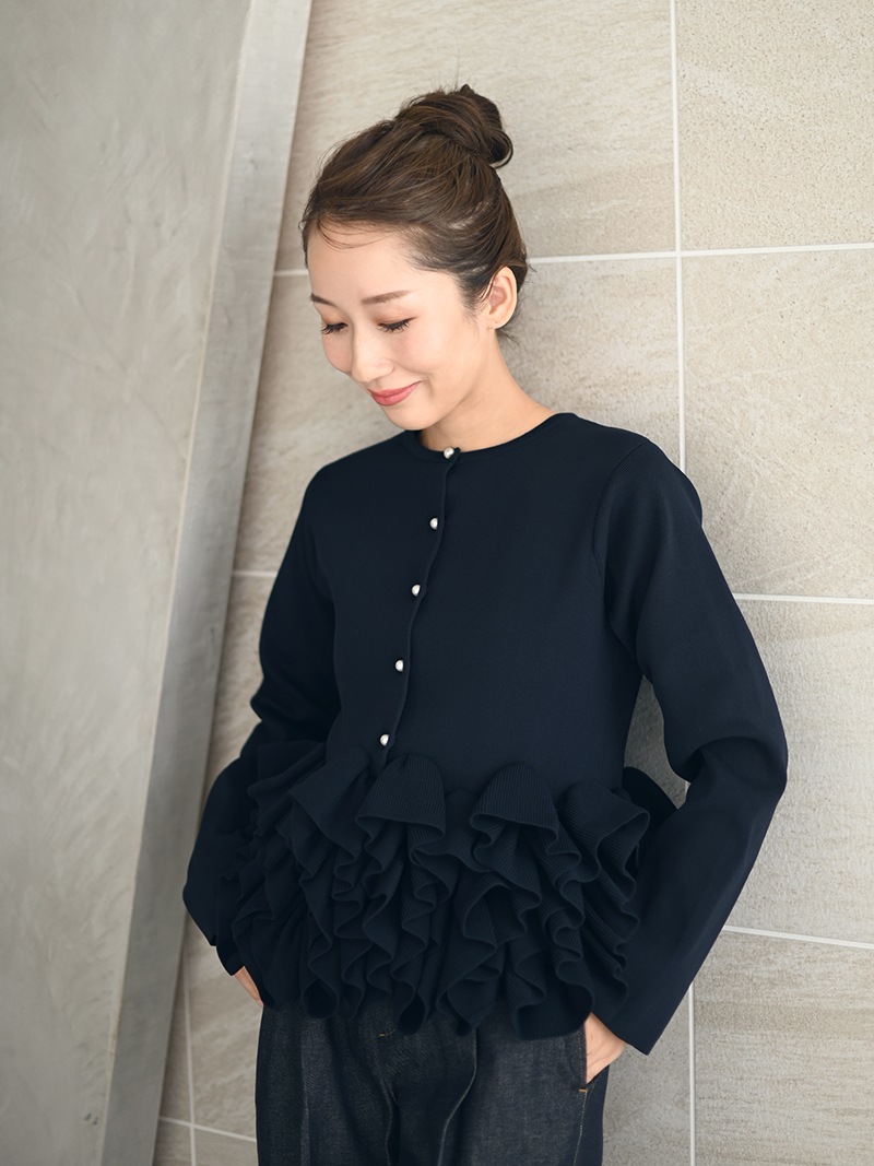 【trefle+1】パールニットカーディガン パールニットカーディガン | Cardigan | | TREFLE＋1（トレフル