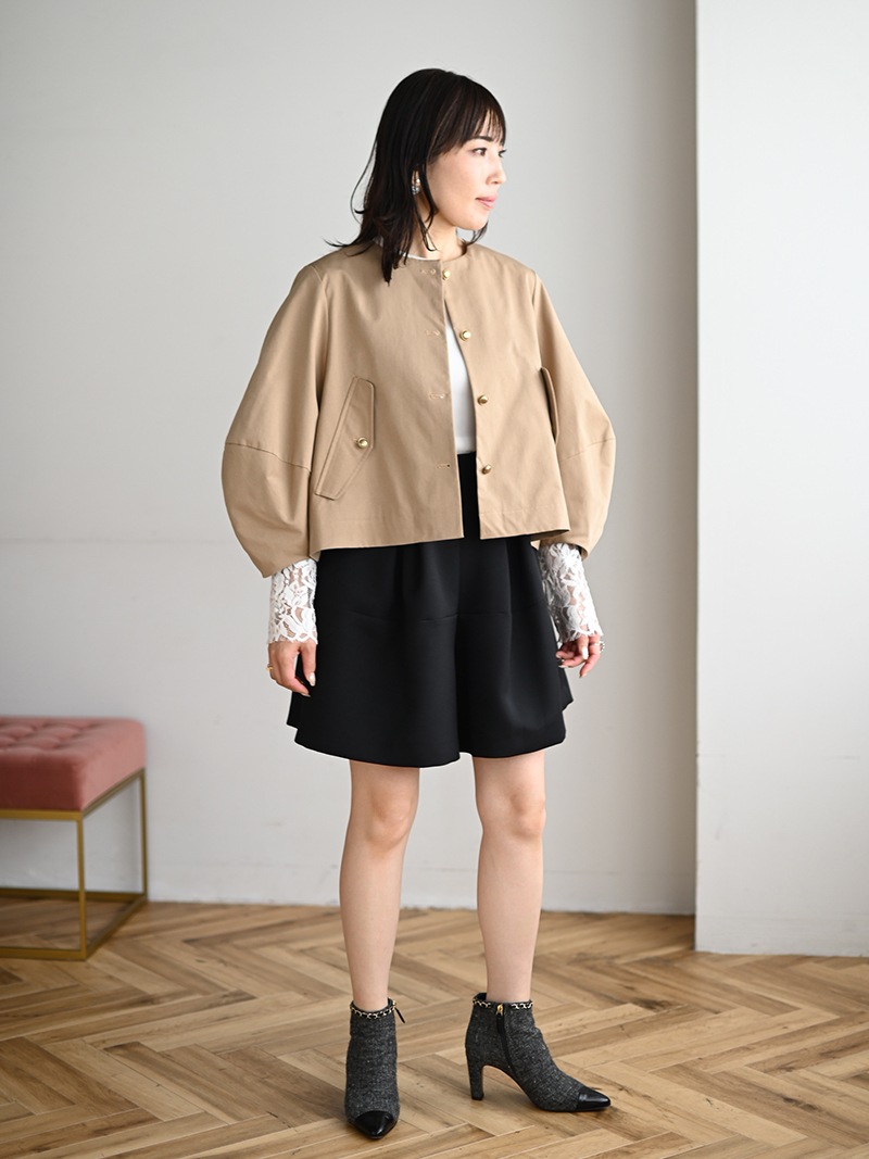 trefle+1 新品未使用トレフルプラスワン タックショートパンツ サイズ02 タックショートパンツ | Bottoms,ショート | | TREFLE+1