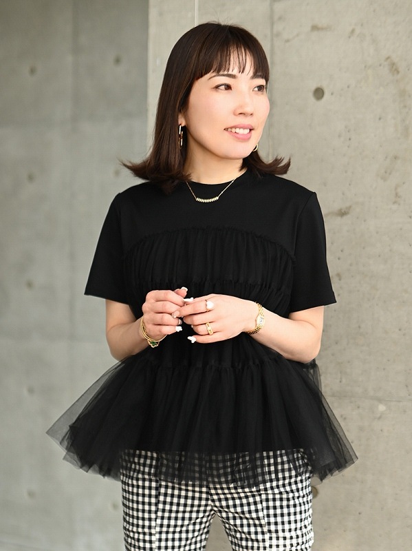 チュールTシャツ | Tops,Tシャツ | | TREFLE＋1（トレフルプラスワン）