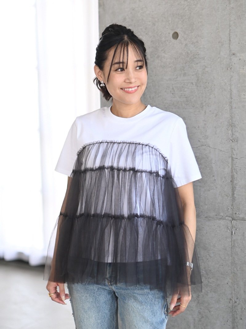 チュールTシャツ | Tops,Tシャツ | | TREFLE＋1（トレフルプラスワン）