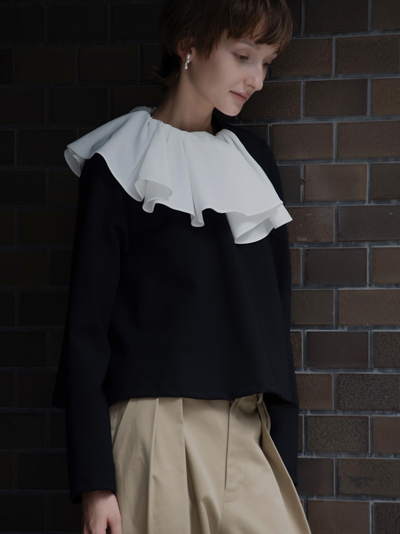 trefleplus バタフライトップス 2wayフリルトップス | Tops,トップス | | TREFLE＋1（トレフル