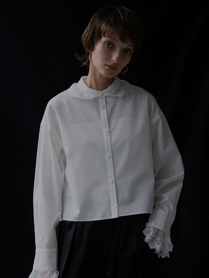 レース襟ブラウス | Tops,ブラウス | | TREFLE＋1（トレフルプラスワン）