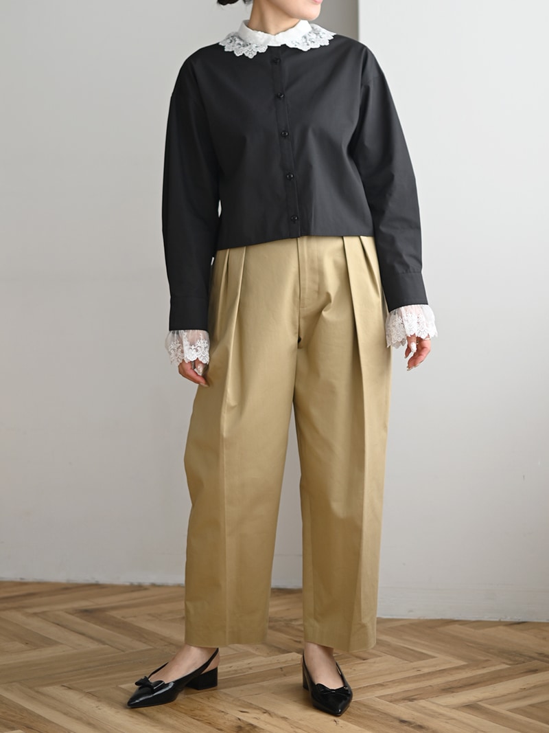 レース襟ブラウス | Tops,ブラウス | | TREFLE＋1（トレフルプラスワン）