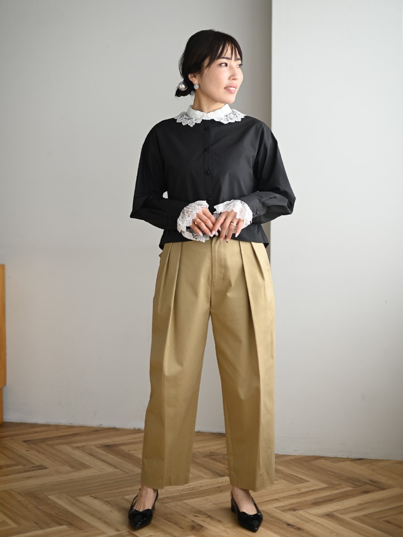 レース襟ブラウス | Tops,ブラウス | | TREFLE＋1（トレフルプラスワン）