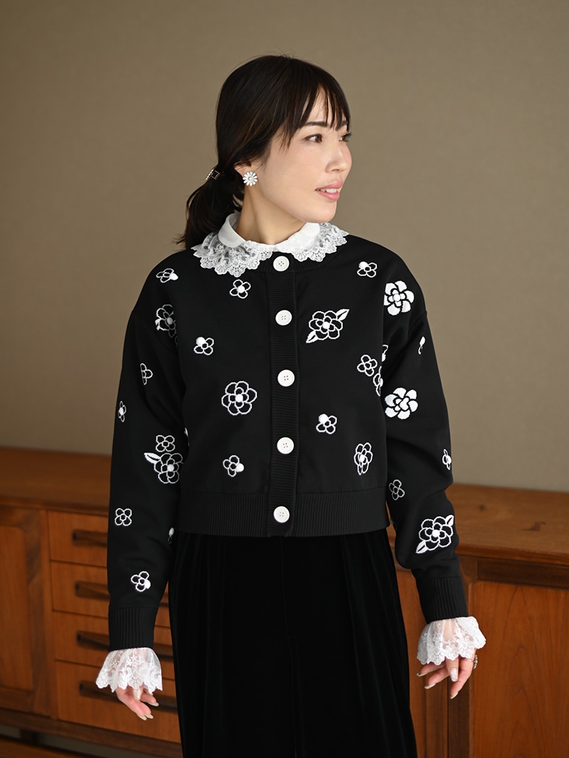 トレフルプラスワン trefle+1 レース襟ブラウス　新品 レース襟ブラウス | Tops,ブラウス | | TREFLE＋1（トレフルプラスワン）