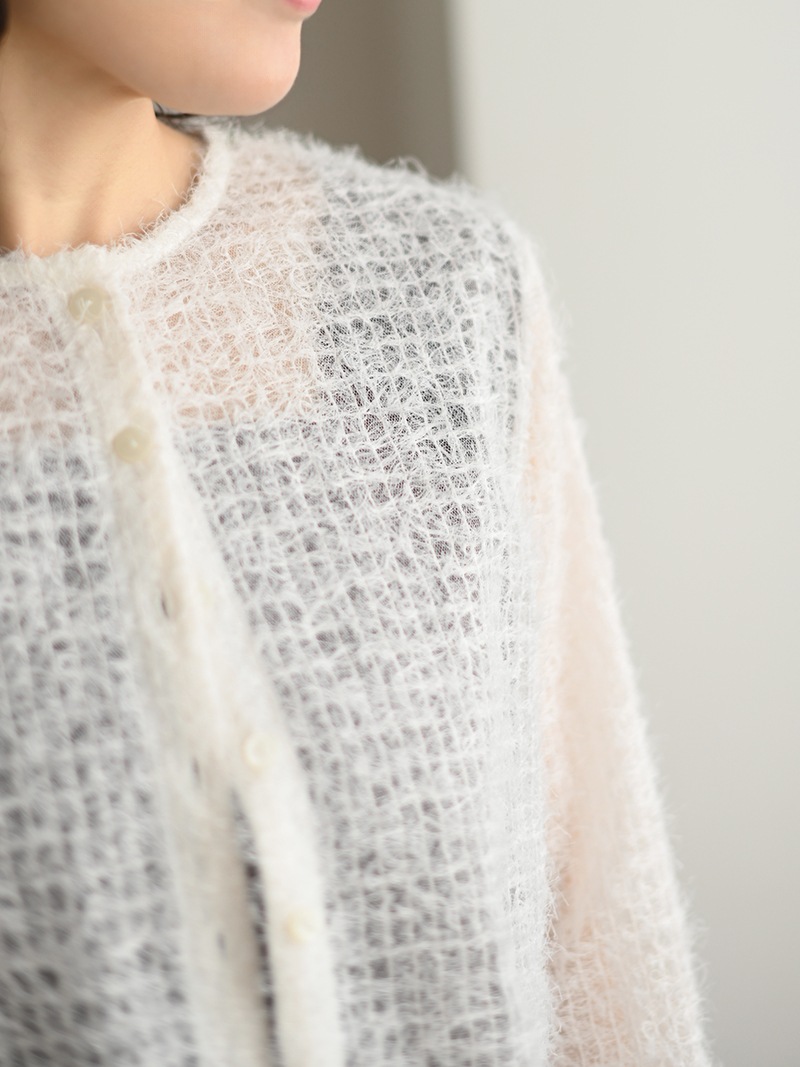 フェザーチュールカーディガン | Cardigan,長袖 | | TREFLE＋1