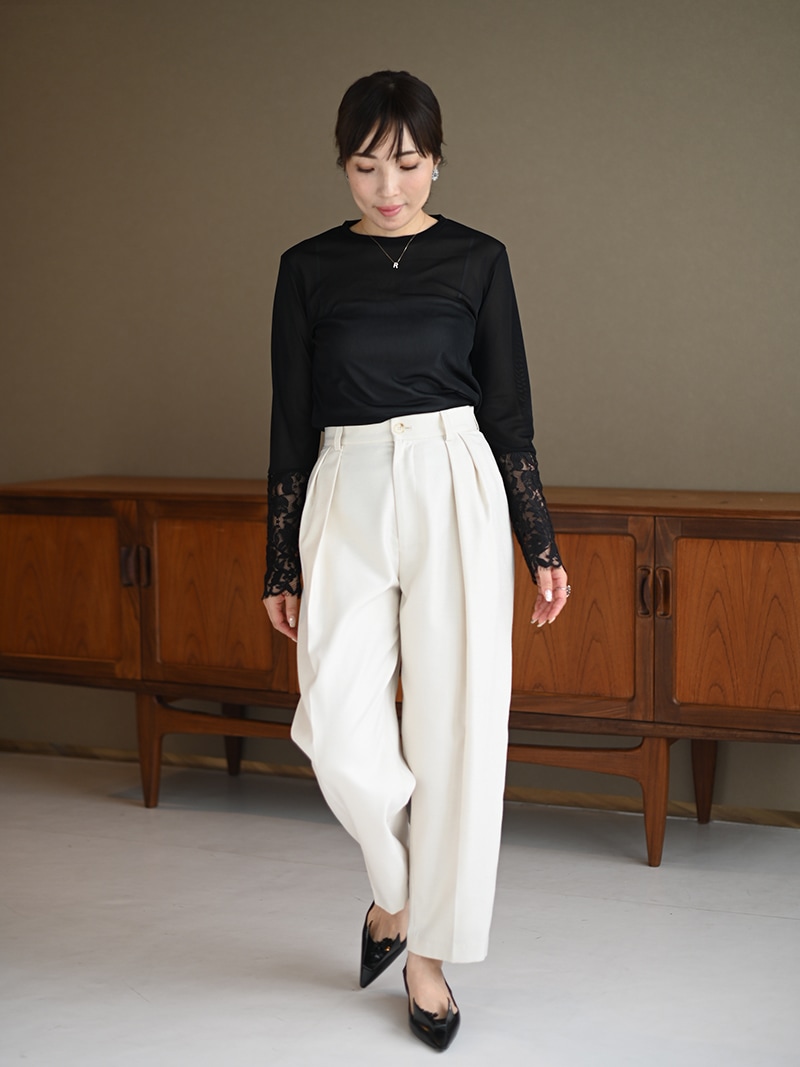 レースシアートップス | Tops,Tシャツ | | TREFLE＋1（トレフル