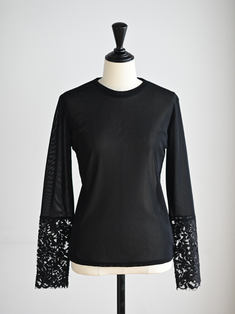 新品☆トレフルプラスワン　フラワーレーストップス フラワーレーストップス | New Arrival | | TREFLE＋1（トレフル