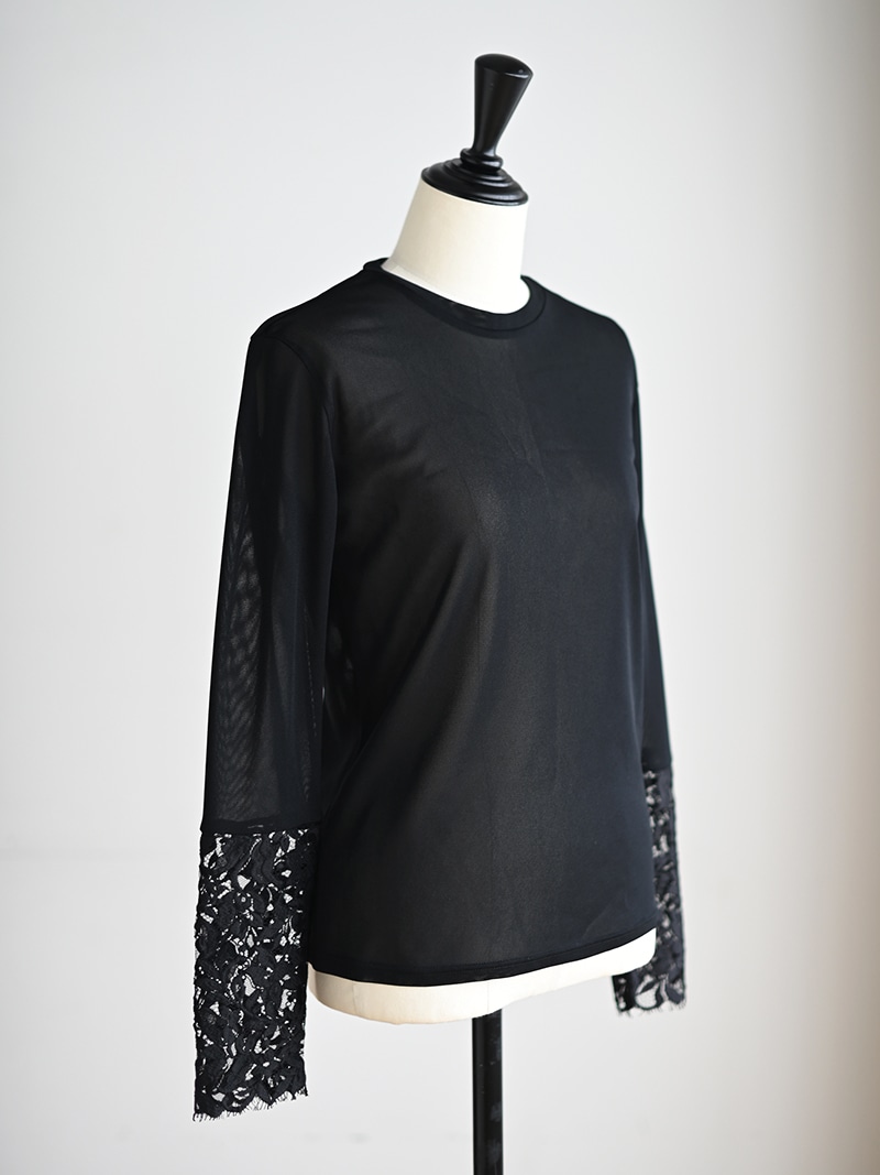 レースシアートップス | Tops,Tシャツ | | TREFLE＋1（トレフル