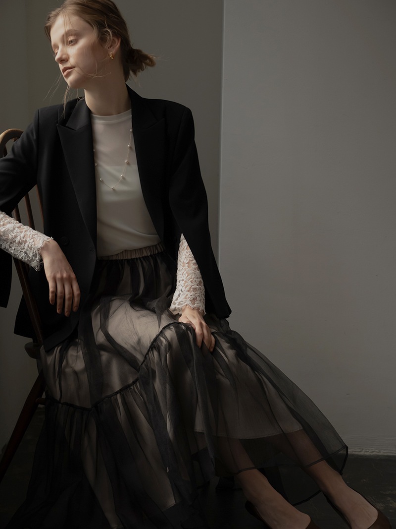 レースシアートップス | Tops,Tシャツ | | TREFLE＋1（トレフルプラス