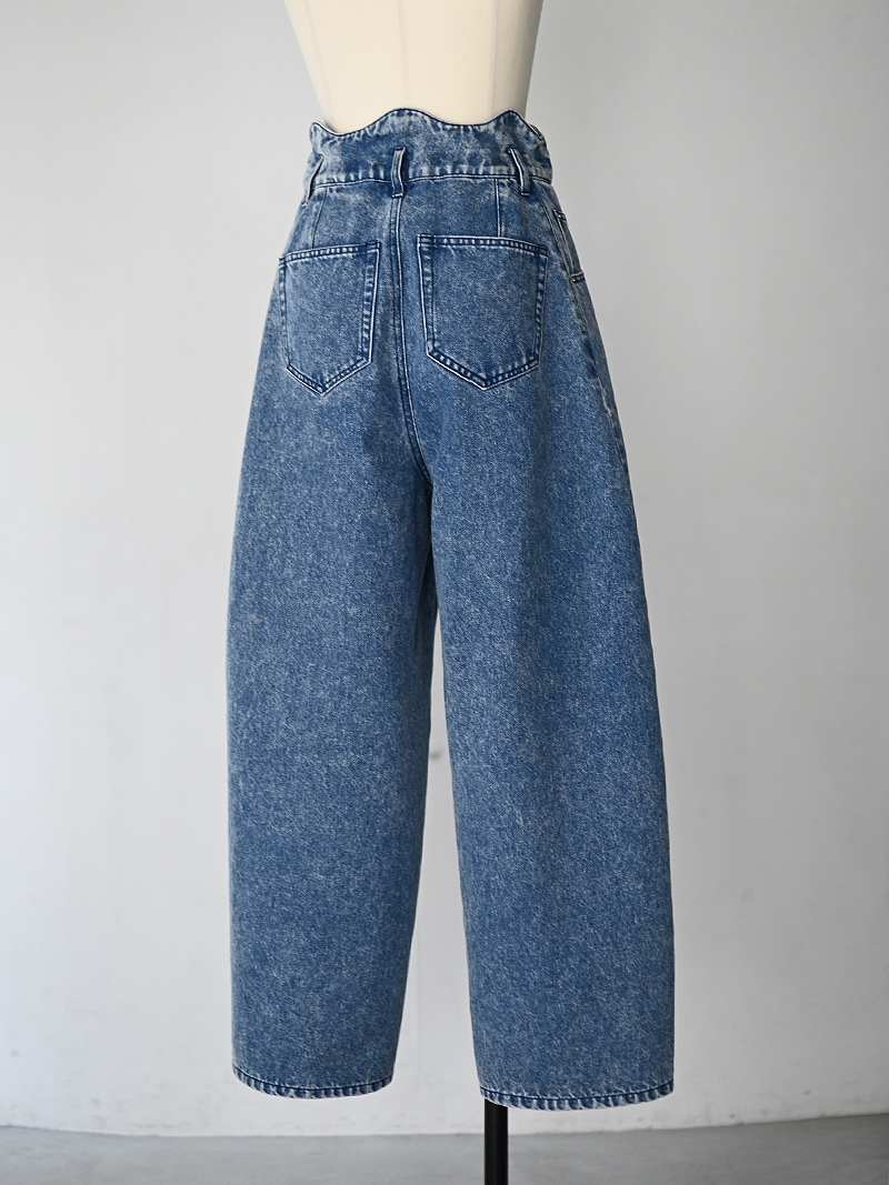 スカラップカーブデニム | Bottoms,デニム | | TREFLE＋1（トレフル