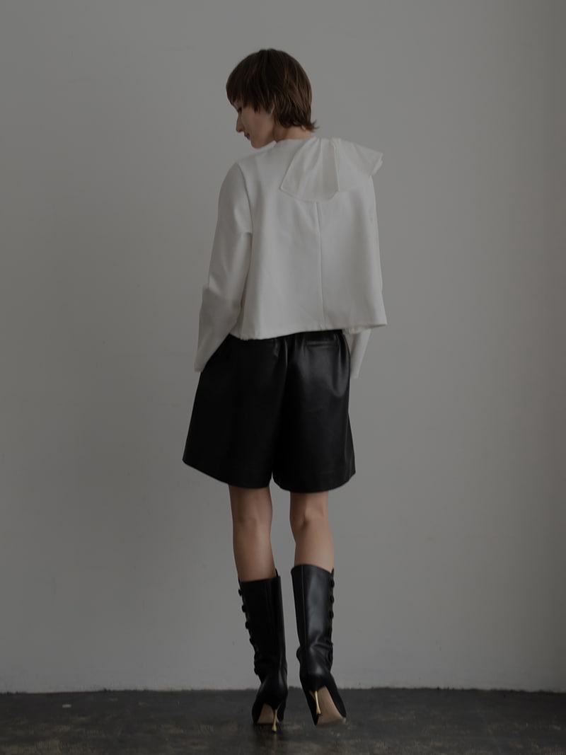 trefle+1 レザーライクショートパンツ レザーライクショートパンツ | Bottoms,ショート | | TREFLE＋1