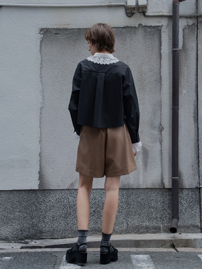 TREFLE+1 トレフルプラスワン　タックショートパンツ 黒　サイズ2 タックショートパンツ | Bottoms,ショート | | TREFLE＋1