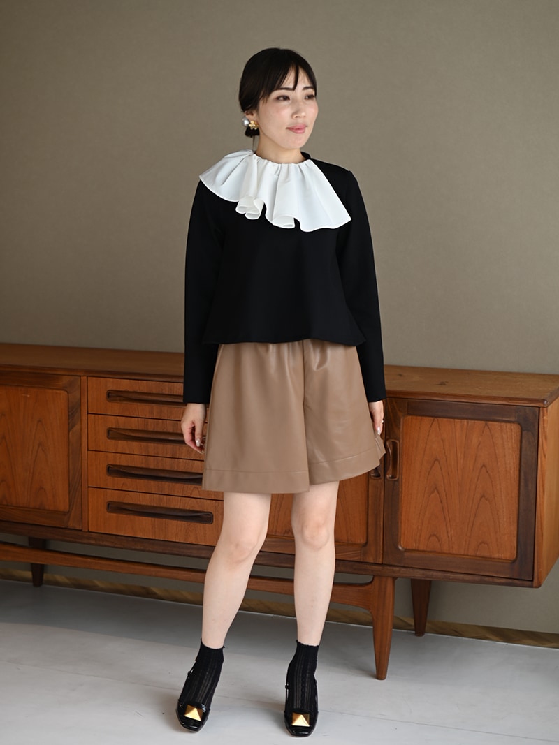 レザーライクショートパンツ | Bottoms,ショート | | TREFLE＋1