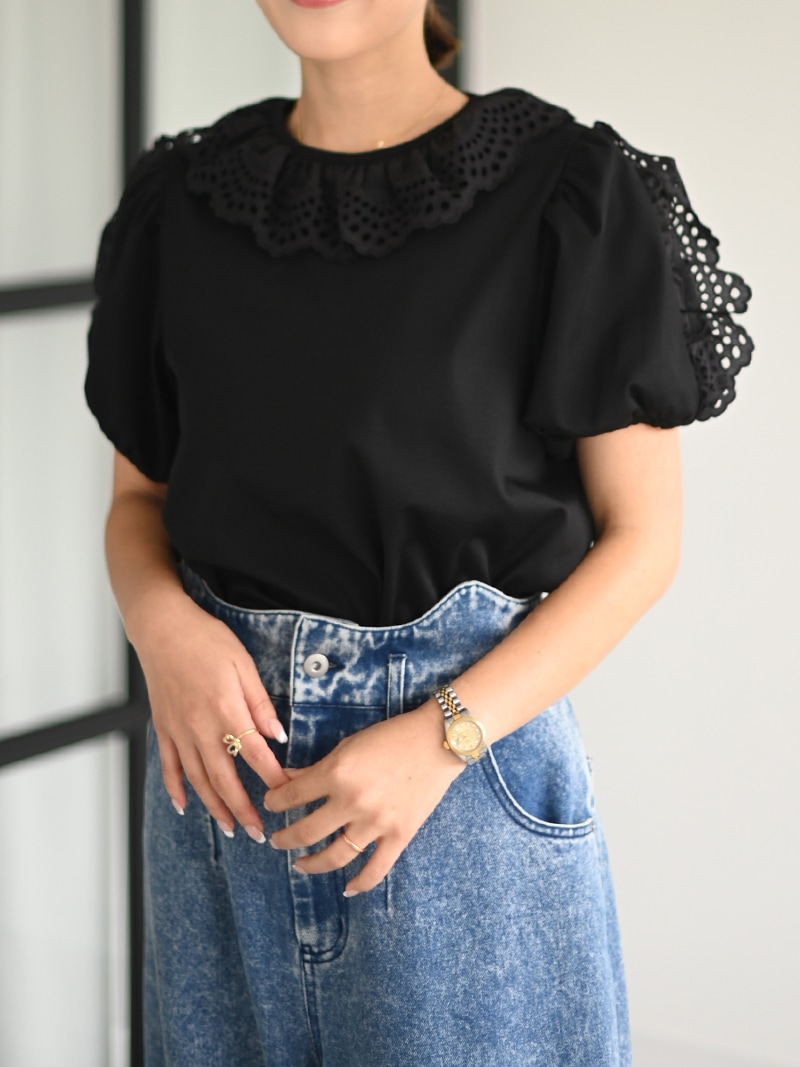 パンチングレーストップス | Tops,トップス | | TREFLE＋1（トレフル