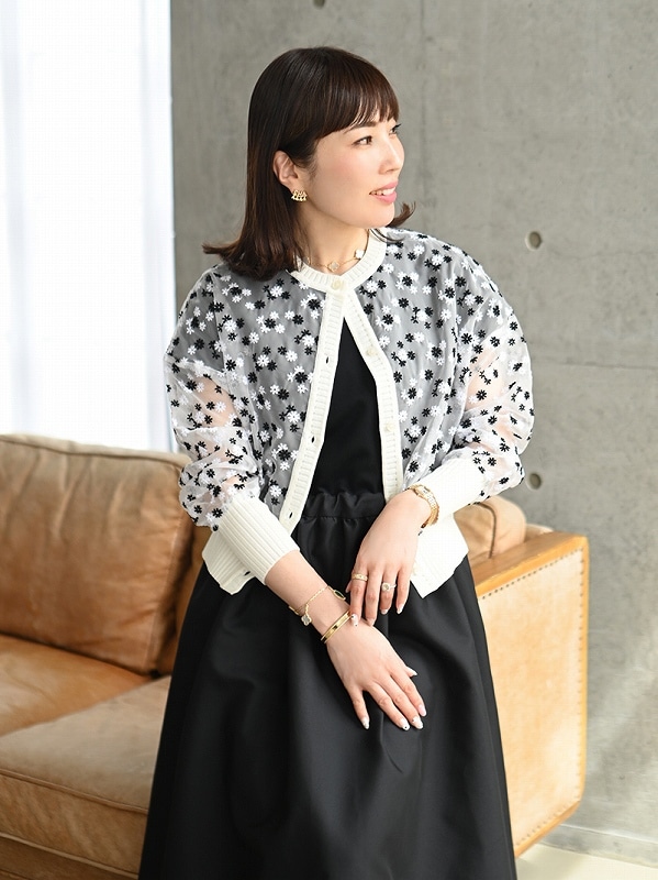 【極美品】トレフルプラスワン　マーガレットカーディガン マーガレットカーディガン | Cardigan,長袖 | | TREFLE＋1