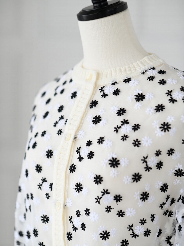 TREFLE+1 マーガレットカーディガン ホワイト 新品 マーガレットカーディガン | Cardigan,長袖 | | TREFLE+1