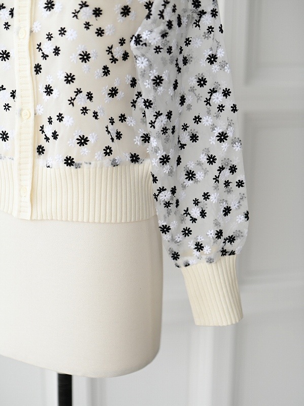 完売！TREFLE+1 マーガレットカーディガン マーガレットカーディガン | Cardigan,長袖 | | TREFLE＋1