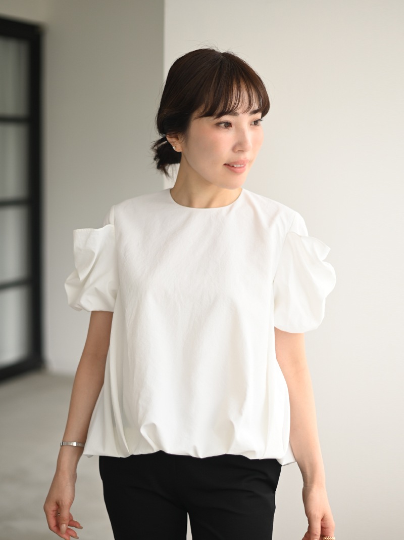リボンパフトップス | Tops,トップス | | TREFLE＋1（トレフルプラスワン）