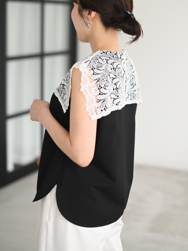 レースカラーブラウス | New Arrival | | TREFLE＋1（トレフルプラスワン）