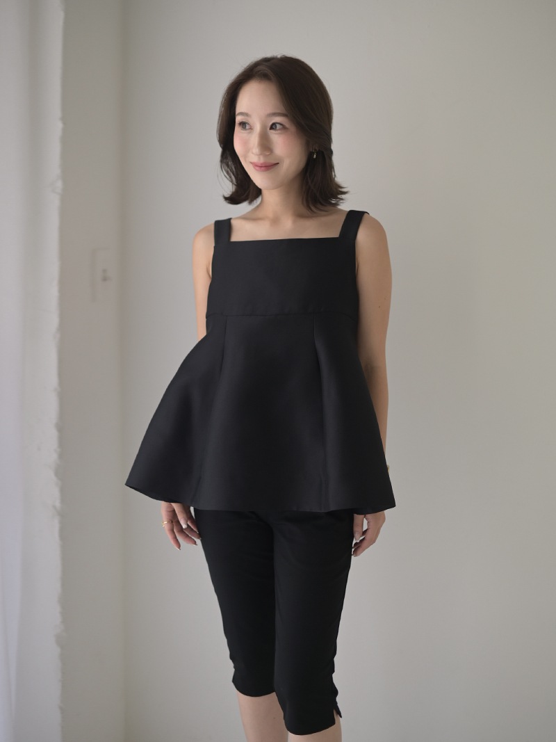 専用すぐ発送TREFLE+1 トレフルプラスワンエアリーツヤトップスブラック エアリーツヤトップス | Tops,ブラウス | | TREFLE＋1（トレフルプラス